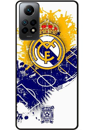 Чехол силиконовый бампер для xiaomi redmi note 11 с рисунком реал мадрид real madrid