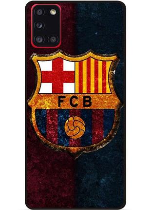 Чехол силиконовый бампер для samsung a21s с рисунком барселона barcelona