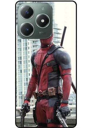 Силіконовий бампер чохол для tecno spark 20 pro з малюнком deadpool дедпул