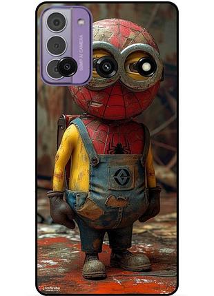 Чехол силиконовый бампер для samsung j3 j320 с рисунком миньон marvel человек паук
