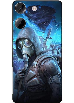 Силиконовый чехол бампер для tecno camon 20 pro stalker сталкер