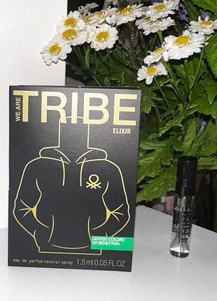 🖤benetton we are tribe elixir, чоловічі, пробник, оригінал