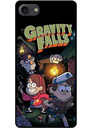 Силиконовый бампер чехол для iphone 7 с картинкой гравити фолз gravity falls
