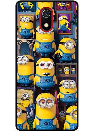 Силіконовий чохол бампер для samsung j6 j600 з малюнком міньйони minion