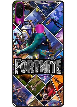 Силіконовий чохол бампер для huawei honor 8x з картинкою фортнайт fortnite