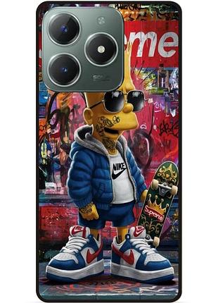 Силіконовий бампер чохол для infinix smart 8 plus (x6526) з малюнком барт симпсон marvel simpsons