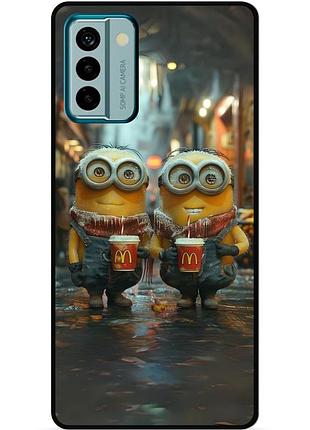 Силіконовий чохол бампер для nokia g42 з малюнком міньйони minion