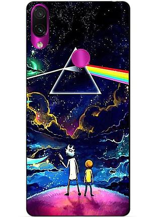 Силиконовый бампер чехол для xiaomi mi play с рисунком рик и морти rick and morty
