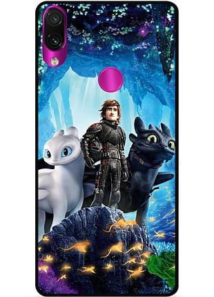 Силіконовий чохол бампер для huawei p smart z з малюнком как приручить дракона