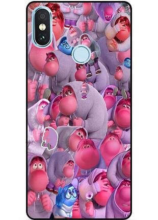 Силіконовий чохол бампер для xiaomi redmi note 5 з малюнком головоломка