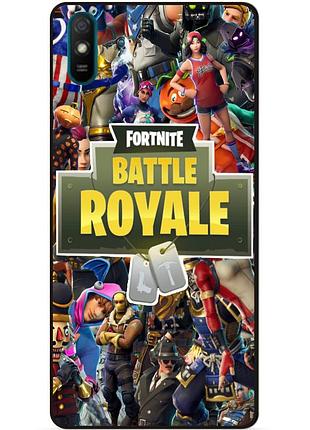 Силиконовый бампер чехол для huawei y5 2019 игра fortnite фортнайт
