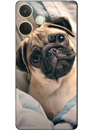 Силіконовий чохол бампер для oppo a5 pro з малюнком фото мопс