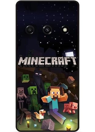 Силіконовий чохол бампер для samsung j5 j510 гра майнкрафт minecraft