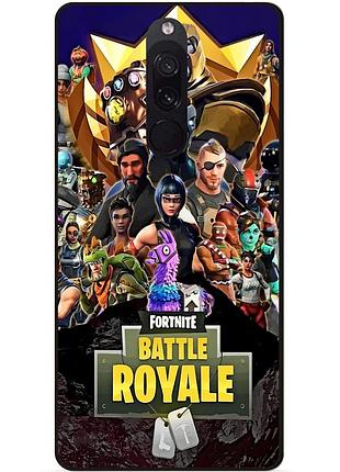Силіконовий чохол бампер для xiaomi mi 9t / mi 9t pro з малюнком фортнайт fortnite