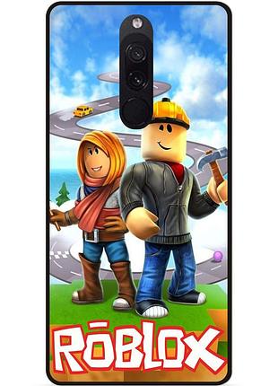 Силіконовий чохол бампер для xiaomi mi 9t / mi 9t pro з картинкою roblox роблокс