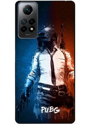 Силиконовый бампер чехол для xiaomi poco x4 pro 5g с рисунком pubg пабг