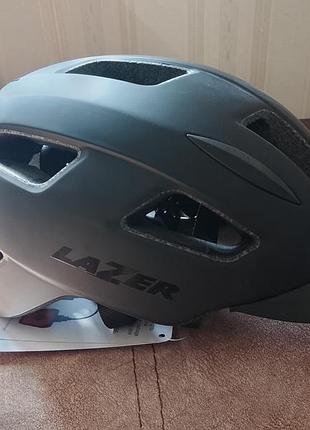 Велошлем lazer lizard lzb-21, размер l (58-61 см). новый, с бирками, не использовался. легкий (350 г), черный матовый цвет. цена: 800 грн.