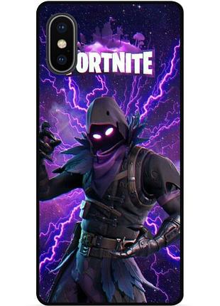 Силиконовый чехол бампер для iphone x 10 игра fortnite фортнайт