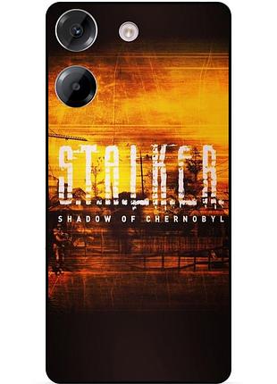 Силіконовий бампер чохол для tecno camon 20 pro з малюнком stalker сталкер