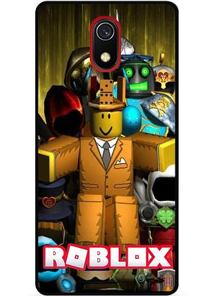 Силиконовый чехол для samsung j4 j4 plus с рисунком roblox роблокс