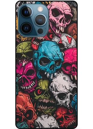 Силіконовий чохол череп скелет для xiaomi samsung motorola nokia iphone zte oppo realme vivo череп 02