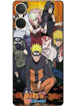 Чехол силиконовый бампер для oppo a5 pro с рисунком naruto наруто аниме