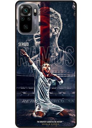 Силіконовий чохол бампер для xiaomi redmi note 10s з малюнком sergio ramos серхио рамос