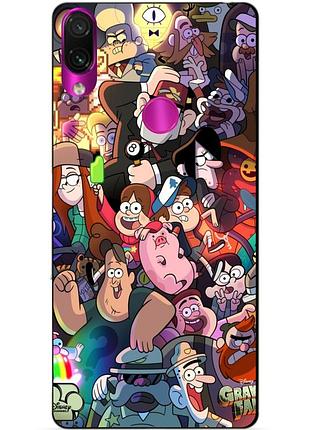 Силіконовий чохол бампер для huawei p30 lite з малюнком гравіті фолз gravity falls