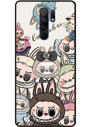Чехол силиконовый бампер для xiaomi redmi note 8 pro с картинкой лабубу labubu