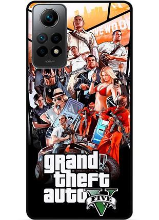 Силіконовий бампер чохол для xiaomi redmi note 12 pro з малюнком gta гта