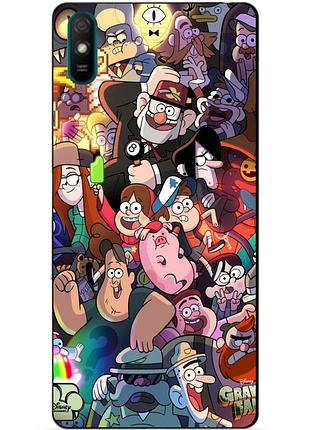 Силіконовий чохол бампер для huawei y5 2019 з малюнком гравіті фолз gravity falls
