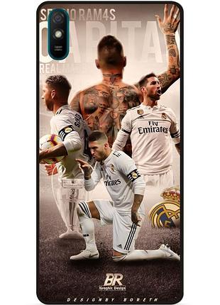 Силіконовий чохол бампер для huawei y5 2019 з малюнком sergio ramos серхио рамос real madrid