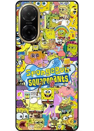 Силиконовый чехол бампер для xiaomi redmi a5 с рисунком sponge bob губка боб