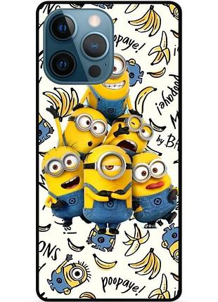 Силіконовий чохол бампер для iphone 11 pro з малюнком міньйони minion