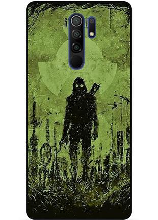 Силіконовий бампер чохол для xiaomi redmi 9 з малюнком stalker сталкер