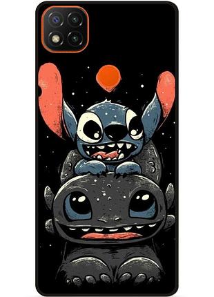 Силіконовий бампер чохол для xiaomi redmi 9c з малюнком stitch стіч