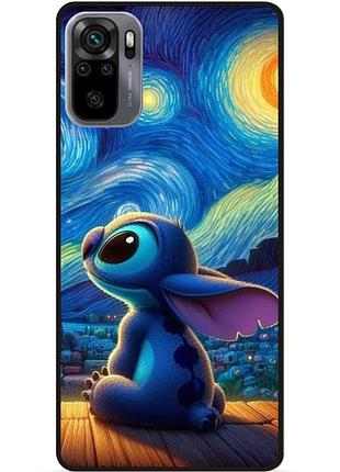 Силиконовый бампер чехол для xiaomi poco m5s stitch лило и стич