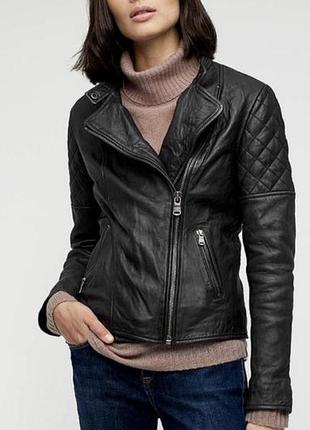 Кожаная куртка косуха river island