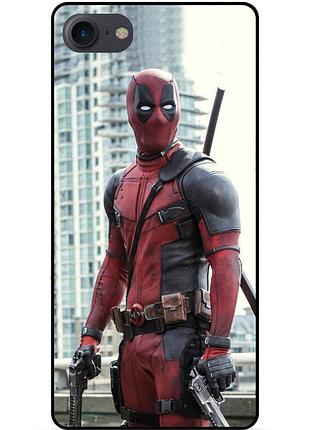 Силіконовий бампер чохол для iphone 8 з малюнком deadpool дедпул