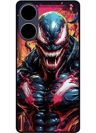 Силіконовий бампер чохол для oppo a38 з малюнком веном marvel venom