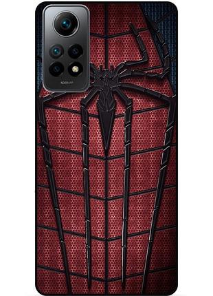 Силиконовый бампер чехол для xiaomi poco x4 pro 5g с картинкой человек паук spider man