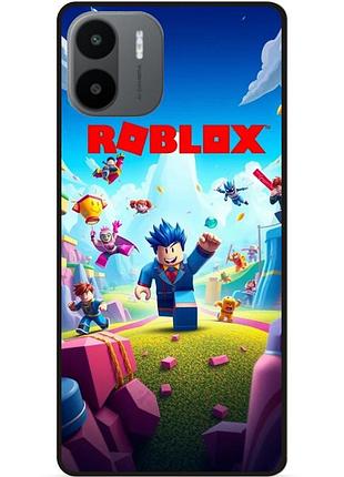 Силиконовый чехол для xiaomi redmi a2 с рисунком roblox игра в кальмара роблокс