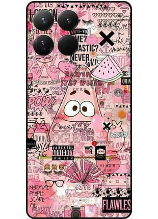 Силиконовый чехол для xiaomi 15t pro с рисунком губка боб sponge bob