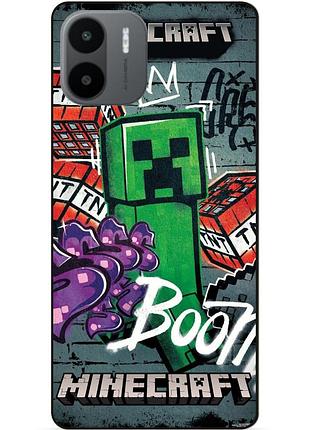 Силіконовий чохол бампер для xiaomi redmi a1 з малюнком майнкрафт minecraft
