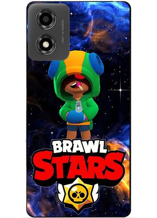 Чохол із героєм леон brawl бравл старс brawl stars для xiaomi samsung motorola nokia iphone zte oppo realme леон космос