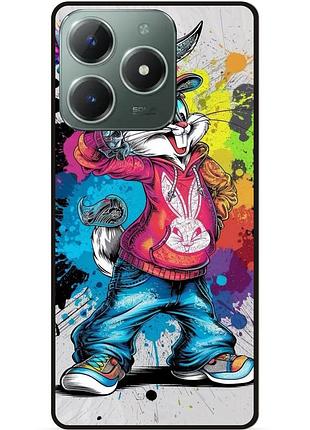 Силіконовий бампер чохол для infinix smart 8 plus (x6526) з малюнком багз банни marvel