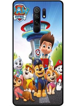 Силиконовый чехол для xiaomi redmi 9 щенячий патруль