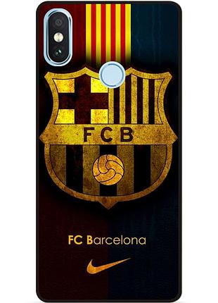 Чехол силиконовый бампер для xiaomi redmi note 5 с рисунком barcelona барселона