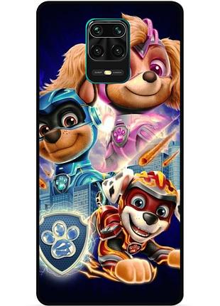 Чехол силиконовый для xiaomi redmi note 9 pro щенячий патруль
