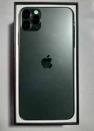Iphone 11 pro max 256gb midnight green / neverlock / коробка